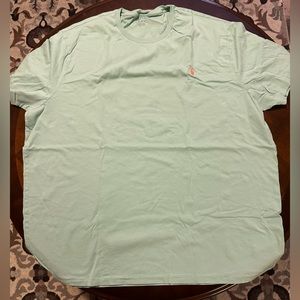 Mint green- Polo Cotton Crew Neck Shirt 3XB